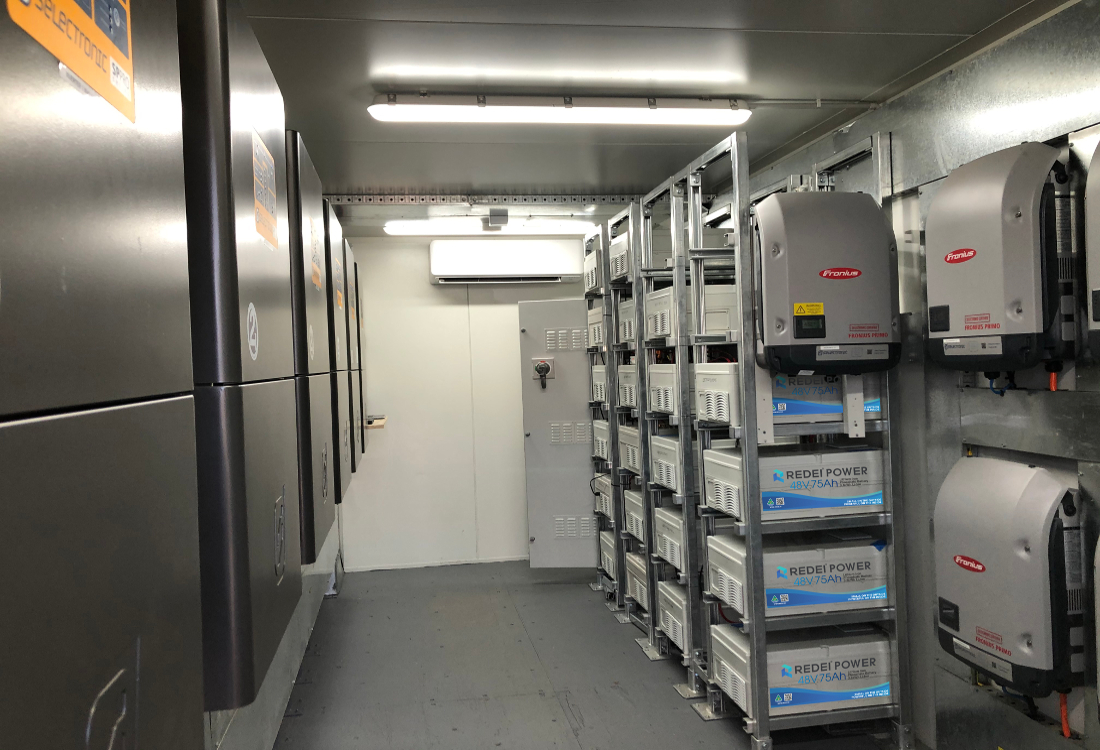 Battery Storage Container Gippsland Dairy Tim Jelbart